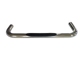 1160632071  -  3 Inch Round Bent Pol Stainless Steel With Plastic End Caps Rocker Panel Mount