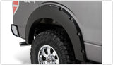 20080-02  -  Pocket/Rivet Style Fender Flares Black Smooth Finish 2-Piece Rear