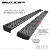 27-74745  -  Grate Steps Running Boards; Textured Black; 90 in.; Mount Kit Not Included;