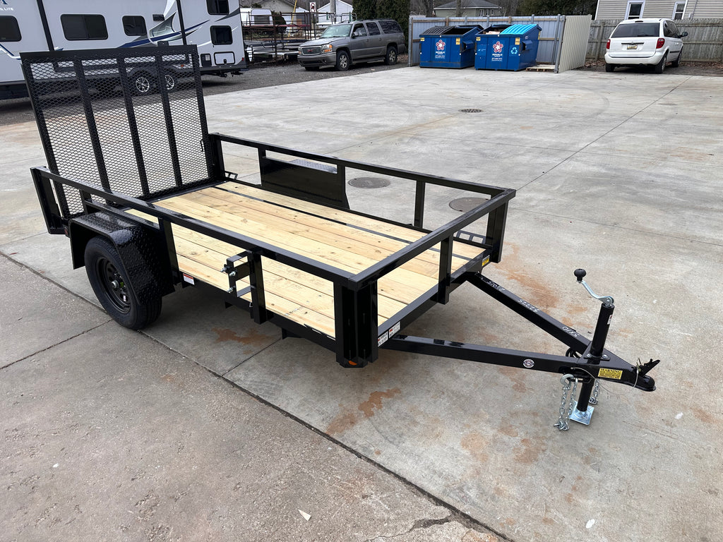 5x10 Utility Trailer with Angle Iron Sides - Quality Steel and Aluminum  - Model 6210ANSA3.5K