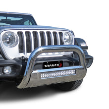 Load image into Gallery viewer, T83_B1613S_3.5 Inch Oval Bull Bar_Jeep_gf.jpg