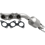 5481342  -  Catalytic Converter with Integrated Exhaust Manifold