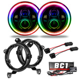 5769J-335  -  7 in. High Powered LED Headlights, ColorSHIFT(tm) - BC1, Pair