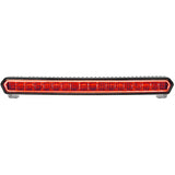 63002  -  SR-L Series 20 Inch Off-Road LED Light Bar, Red Halo, Black Housing