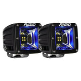 68201  -  Radiance Scene Light W/Blue Backlight, Surface Mount, Black Housing, Pair