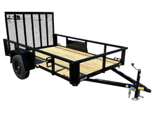 Load image into Gallery viewer, 6x12 Utility Trailer with Angle Iron Sides - Quality Steel and Aluminum  - Model 7412ANSA3.5K