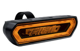 90122  -  Chase, Rear Facing 5 Mode LED Light, Amber Halo, Black Housing