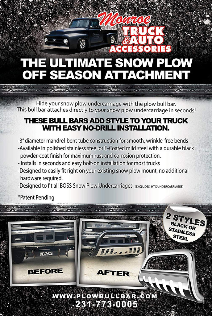 The Ultimate Off Road Undercarriage attachment bull bar - Compatible with all BOSS®Plows