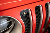 GRJL-02 18-22 JEEP WRANGLER JL FRONT GRILL AMBER ACCENT LIGHTS