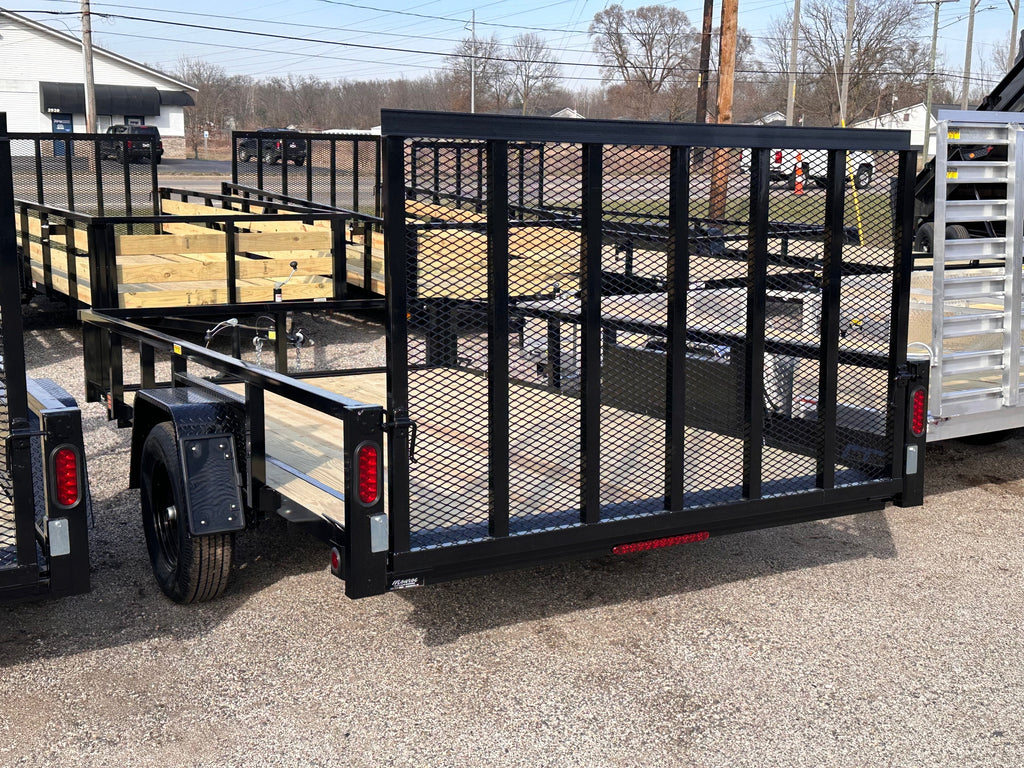 7x12 Utility Trailer with Angle Iron Sides - Quality Steel and Aluminum  - Model 8212ANSA3.5K