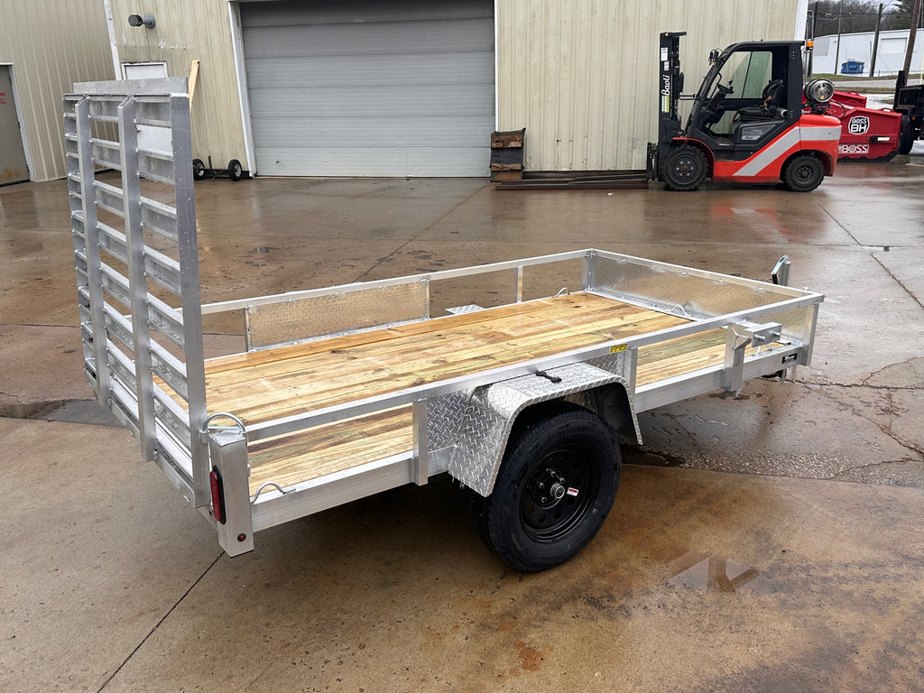 5x10 Aluminum Utility Trailer made by Quality Steel and Aluminum  - Model 6210ALSLSA3.5K