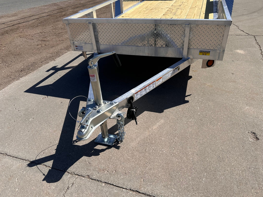 6x10 Aluminum Utility Trailer made by Quality Steel and Aluminum  - Model 7410ALSL3.5KSA