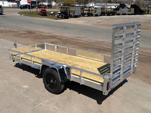 Load image into Gallery viewer, 6x10 Aluminum Utility Trailer made by Quality Steel and Aluminum  - Model 7410ALSL3.5KSA