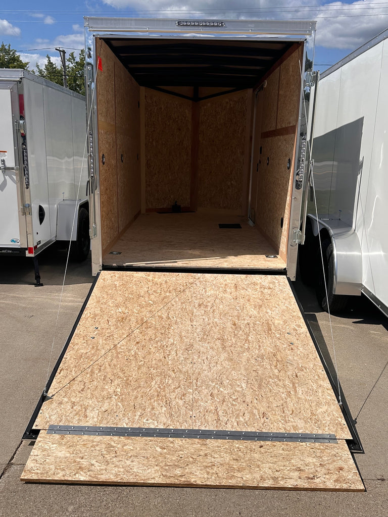 Enclosed Cargo Trailer 6x12 with ramp door - HLAFTX612SA