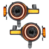 5886-005  -  Oculus(TM) Bi-LED Projector Headlights for 2021+ Ford Bronco - Amber LED