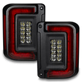 5891-504  -  ORACLE Lighting Flush Mount LED Tail Lights for Jeep Wrangler JK