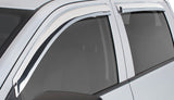 6184-8  -  Tape-Onz Sidewind Deflector - Chrome, 4 pc.