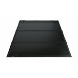 TFX1704  -  Hard Tri Fold Non-Lockable Black Aluminum With Carpeted Under Panels